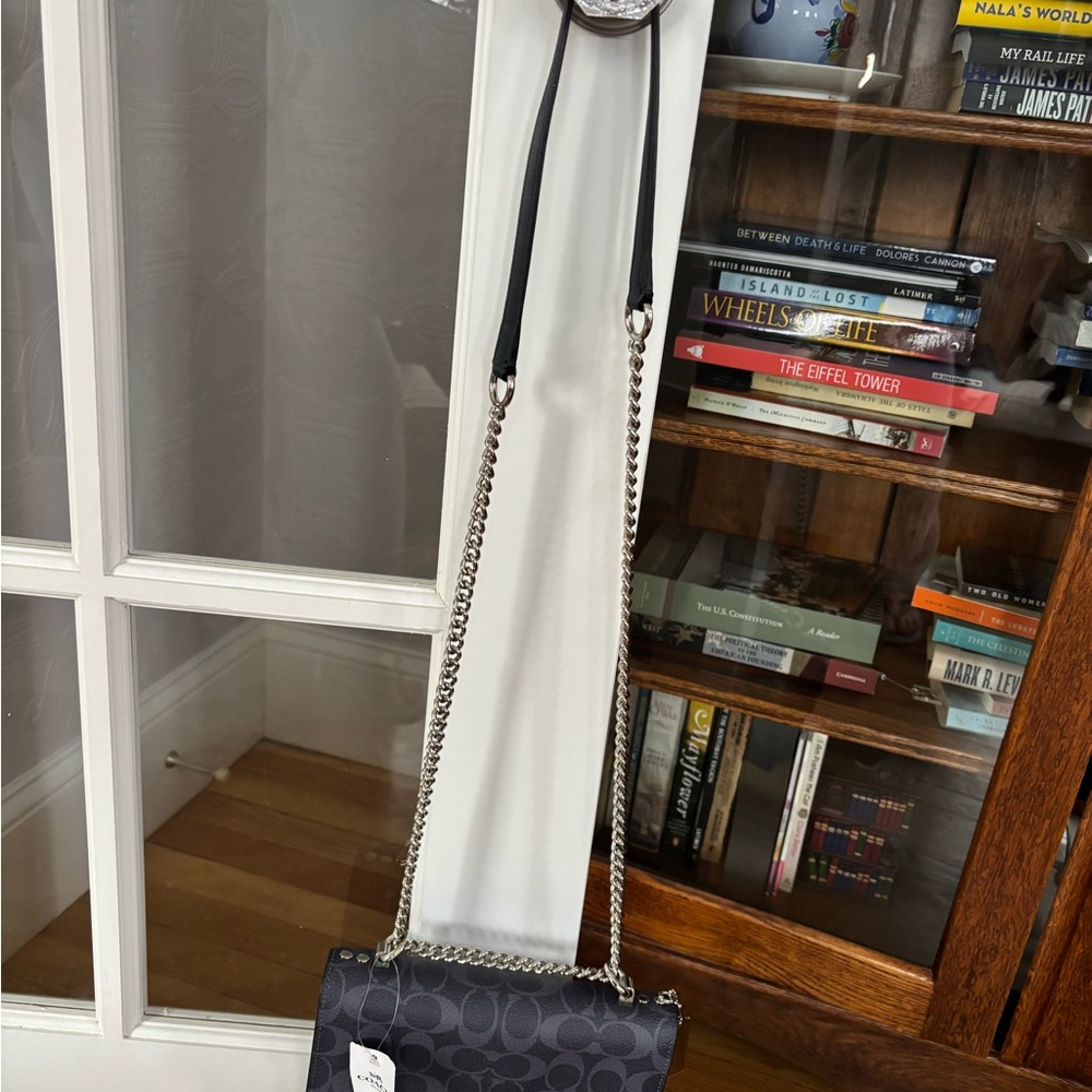 Coach Denim Blue Signature Klare Crossbody Shoulder Bag NWT - Picture 10 of 10